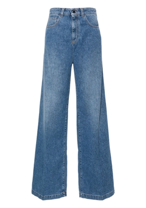 Emporio Armani high-rise straight jeans - Blue