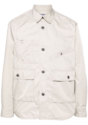 Junya Watanabe MAN multi-pocket button-up shirt jacket - Grey