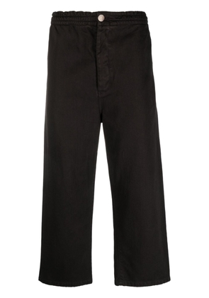 Société Anonyme low-rise cropped cotton trousers - Brown