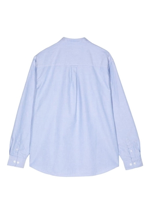 This Is Never That logo-embroidered poplin shirt - Blue