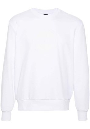 Colmar raised logo-detail sweatshirt - White