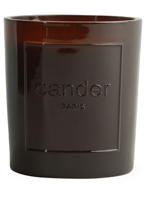 Cander Oud Particullier logo-embossed candle - Brown