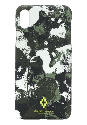Marcelo Burlon County of Milan camouflage-print iPhone XS Max case - Green