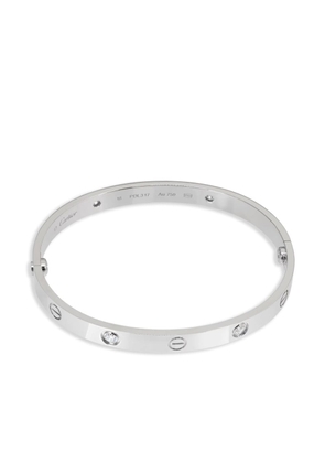 Cartier 18kt white gold Love diamond bracelet - Silver