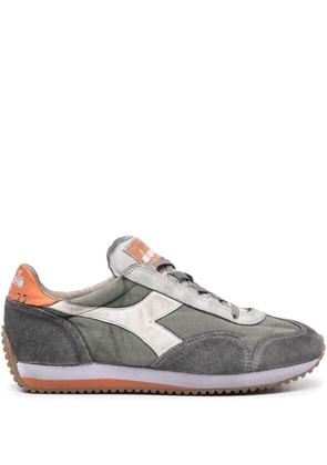 Diadora Equipe H Dirty Stone Wash leather sneakers - Green