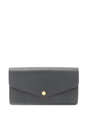 Louis Vuitton Pre-Owned 2017 Sarah leather wallet - Blue