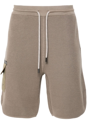 Sease honeycomb-knit shorts - Neutrals