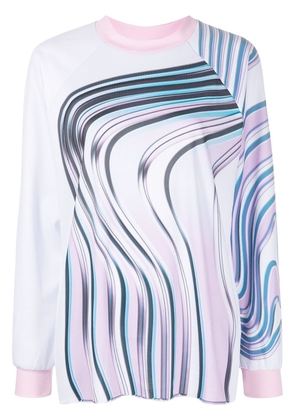 Maisie Wilen wave-print top - Multicolour