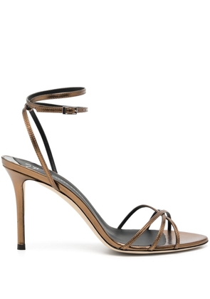 Giuseppe Zanotti Amiila 70mm leather sandals - Neutrals