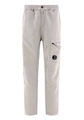 C.P. Company Lens-detail straight-leg trousers - Grey