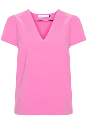 Chie Mihara Londres cap-sleeves T-shirt - Pink