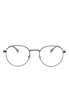 BOSS round-frame glasses - Black