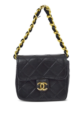 CHANEL Pre-Owned 1990-2000s Classic Flap Micro pouch - Black