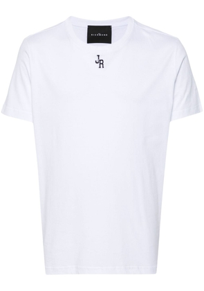 John Richmond embroidered-logo cotton T-shirt - White