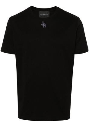 John Richmond embroidered-logo cotton T-shirt - Black