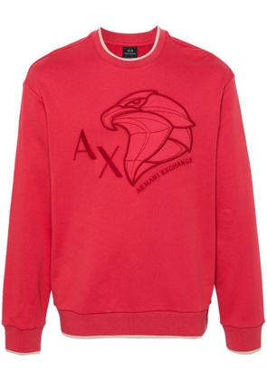 Armani Exchange Eagle-embroidered cotton sweatshirt