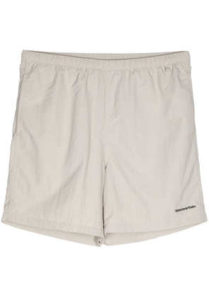 This Is Never That logo-embroidered running shorts - Neutrals