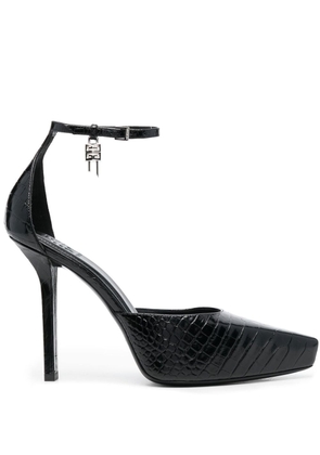 Givenchy croco-embossed design pumps - Black