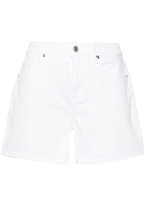7 For All Mankind Monroe denim shorts - White