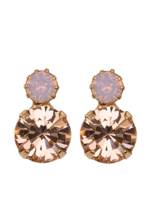 Jennifer Behr Mila crystal drop earrings - Gold