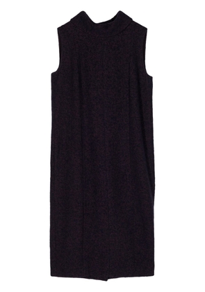CHANEL Pre-Owned 2007 sleeveless tweed dress - Purple