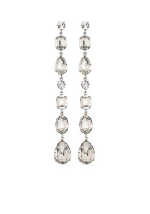 Jennifer Behr Cassia crystal drop earrings - Neutrals