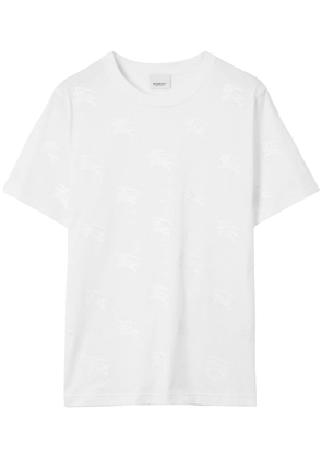 Burberry EKD-print cotton T-shirt - White