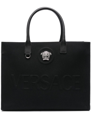 Versace large La Medusa tote bag - Black