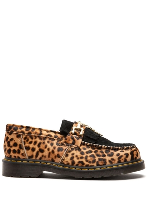 Dr. Martens Adrian leopard-print loafers - Brown