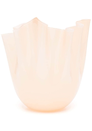Venini Fazzoletto Murano-glass vase (23cm x 22cm) - Pink