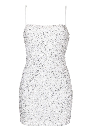 Retrofete Dionne sequin-embellished mini dress - White