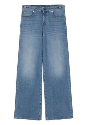 Emporio Armani mid-rise wide-leg jeans - Blue