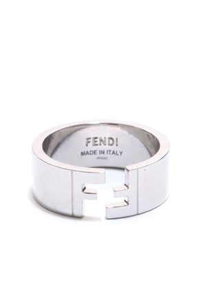 Fendi Pre-Owned FF cut-out ring - Silver