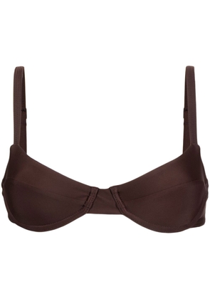 Matteau underwired bikini top - Brown