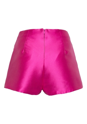 Isabel Sanchis satin-finish mini shorts - Pink