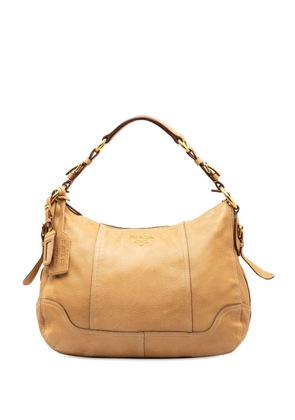 Prada Pre-Owned 2000-2013 Deerskin Leather shoulder bag - Brown