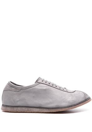 Guidi lace-up leather snekears - Grey