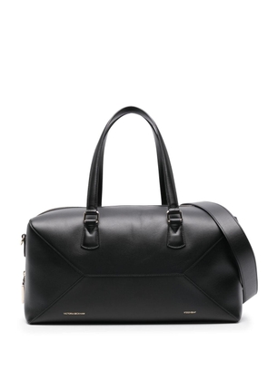 Victoria Beckham medium leather holdall bag - Black