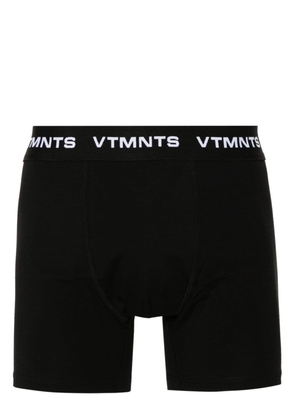VTMNTS logo-jacquard boxers - Black