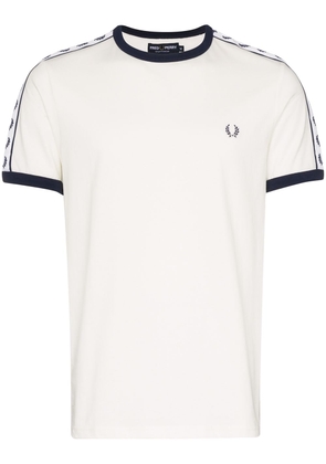 Fred Perry logo stripe T-shirt - White