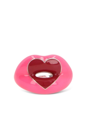 HOTLIPS BY SOLANGE lips-motif chunky ring - Pink