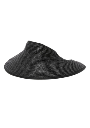 Helen Kaminski Aleeya 11 raffia visor hat - Black