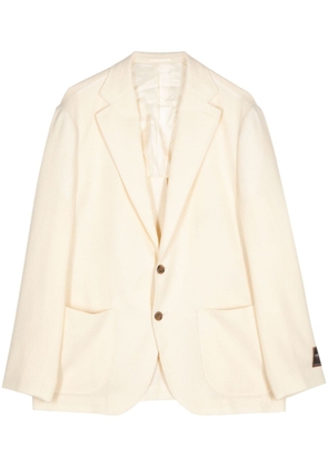 Man On The Boon. single-breasted blazer - White