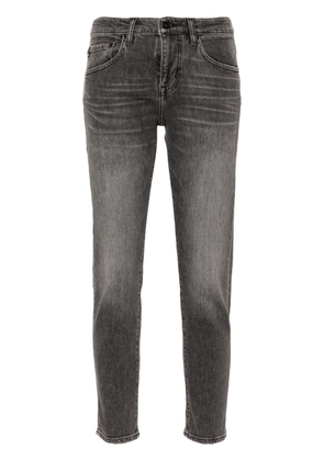 AG Jeans Ex-Boyfriend Slim mid-rise jeans - Grey