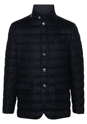 Herno high-neck quilted down jacket - Blue