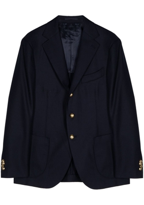 Man On The Boon. wool single-breasted blazer - Blue