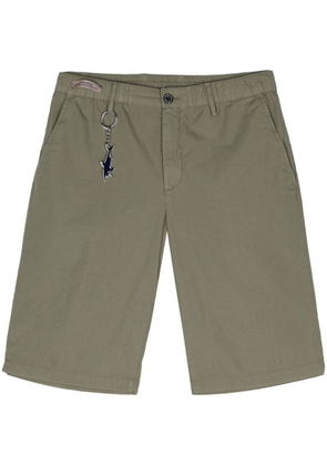 Paul & Shark keyring-attachment cotton shorts - Green