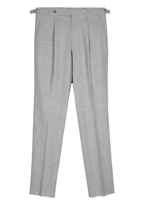 Man On The Boon. tapered-leg wool-blend trousers - Grey