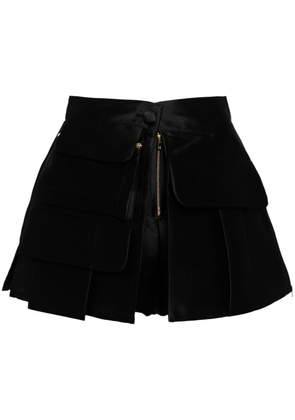 Isabel Sanchis multi-pockets mini shorts - Black