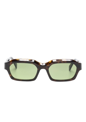 Retrosuperfuture Boletus geometric-frame sunglasses - Brown